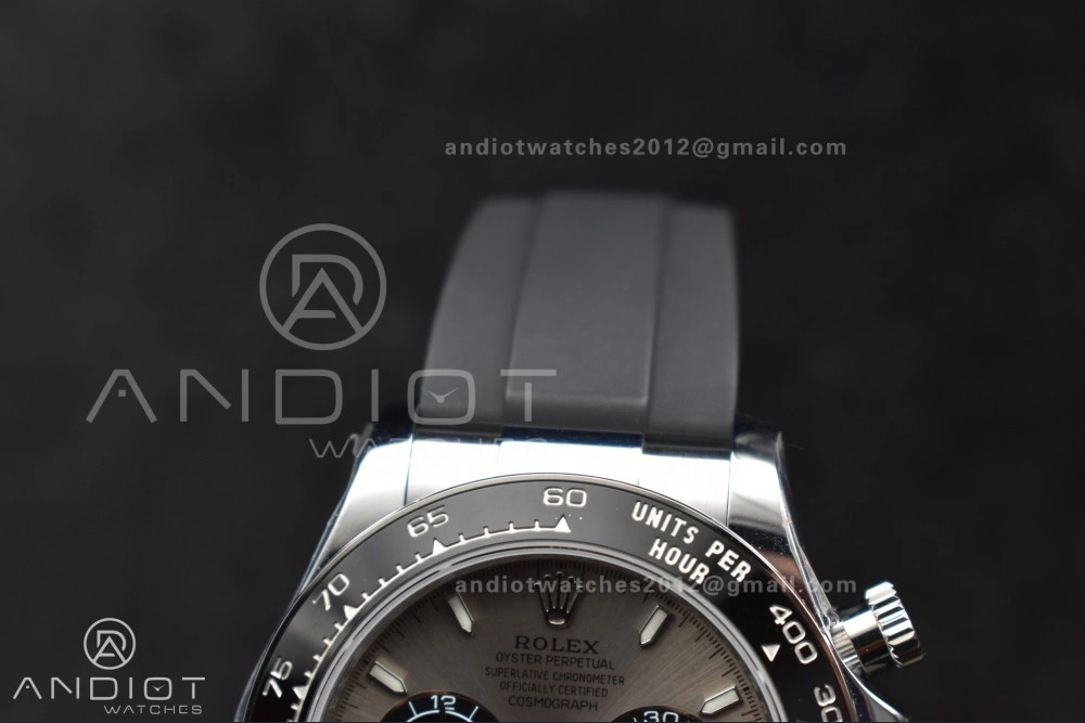 Daytona 126519 QF 1:1 Best Edition Gray Black Dial on Oysterflex Strap SH4131 V6 (Weighted) BestValue 811