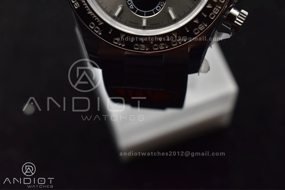 Daytona 126519 QF 1:1 Best Edition Gray Black Dial on Oysterflex Strap SH4131 V6 (Weighted) BestValue 811
