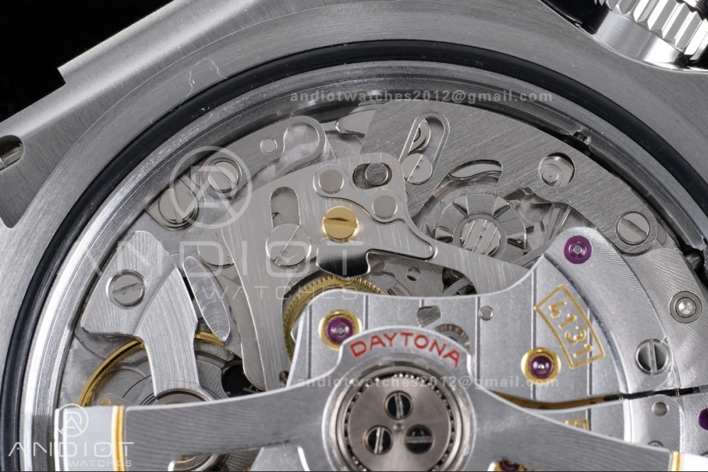 Daytona 126519 VSF 1:1 Best Edition Black Silver Diamonds Dial on Oysterflex Strap VS4131 V2 (Weighted) SoftTouch 816