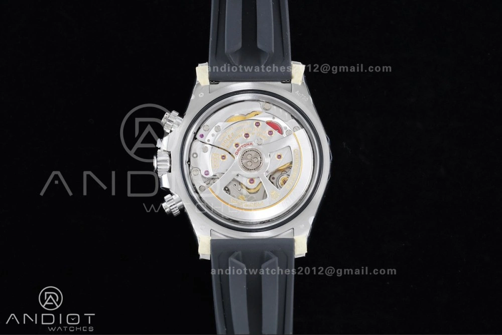 Daytona 126519 VSF 1:1 Best Edition Black Silver Diamonds Dial on Oysterflex Strap VS4131 V2 (Weighted) SoftTouch 816