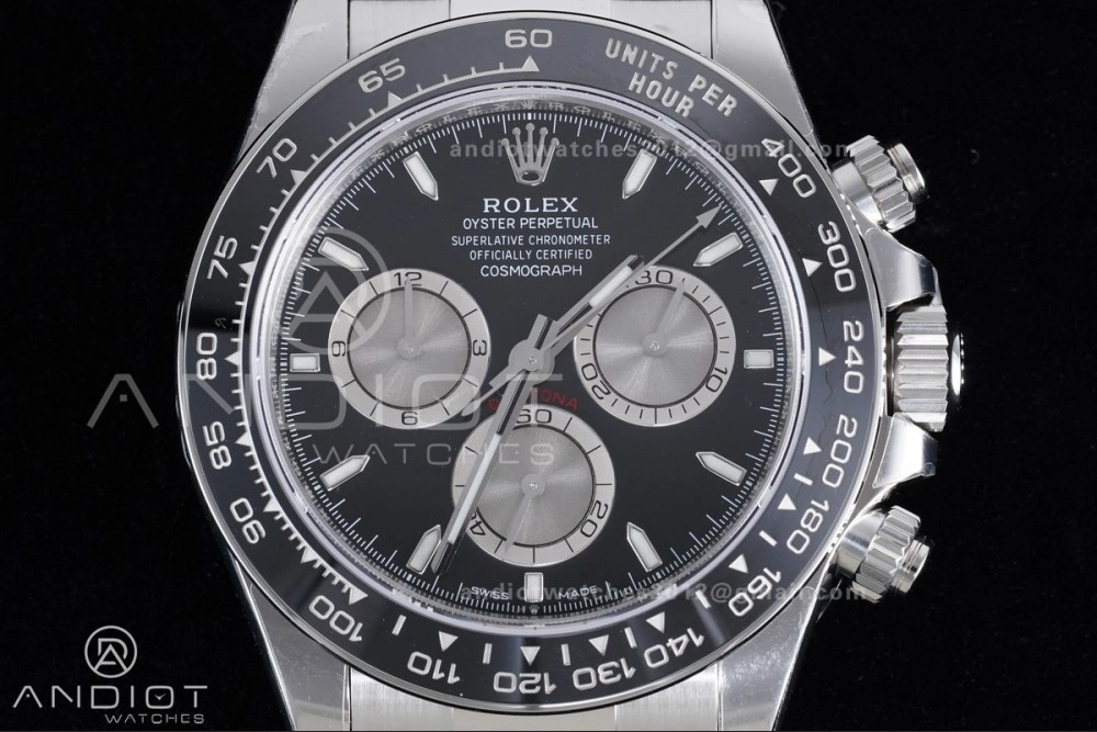 Stretchable Daytona 126519 VSF 1:1 Best Edition Black Silver Stick Dial on Oysterflex Strap VS4131 V2 (Weighted) 813