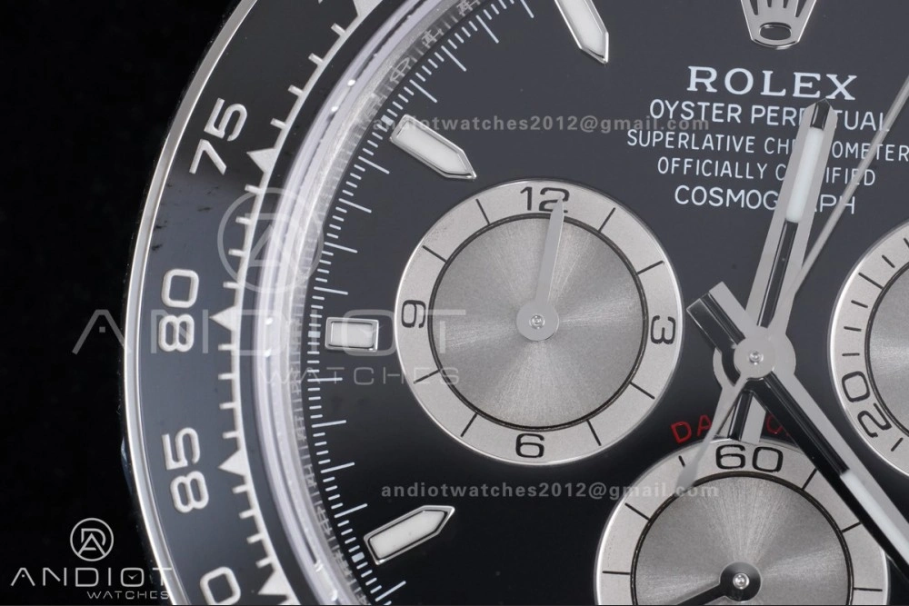 Stretchable Daytona 126519 VSF 1:1 Best Edition Black Silver Stick Dial on Oysterflex Strap VS4131 V2 (Weighted) 813