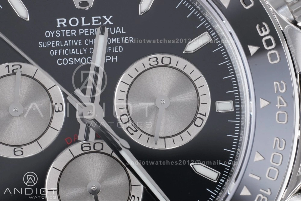 Stretchable Daytona 126519 VSF 1:1 Best Edition Black Silver Stick Dial on Oysterflex Strap VS4131 V2 (Weighted) 813