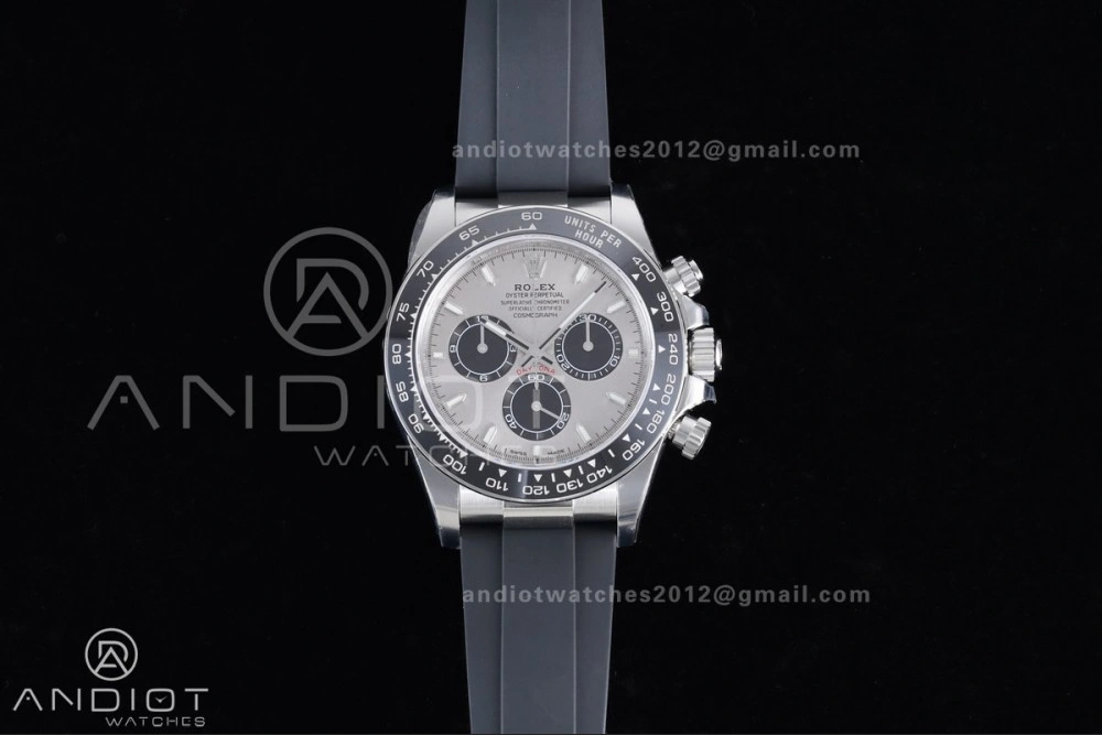 EasyCare Daytona 126519 VSF 1:1 Best Edition Gray Black Dial on Oysterflex Strap VS4131 V2 (Weighted) 814