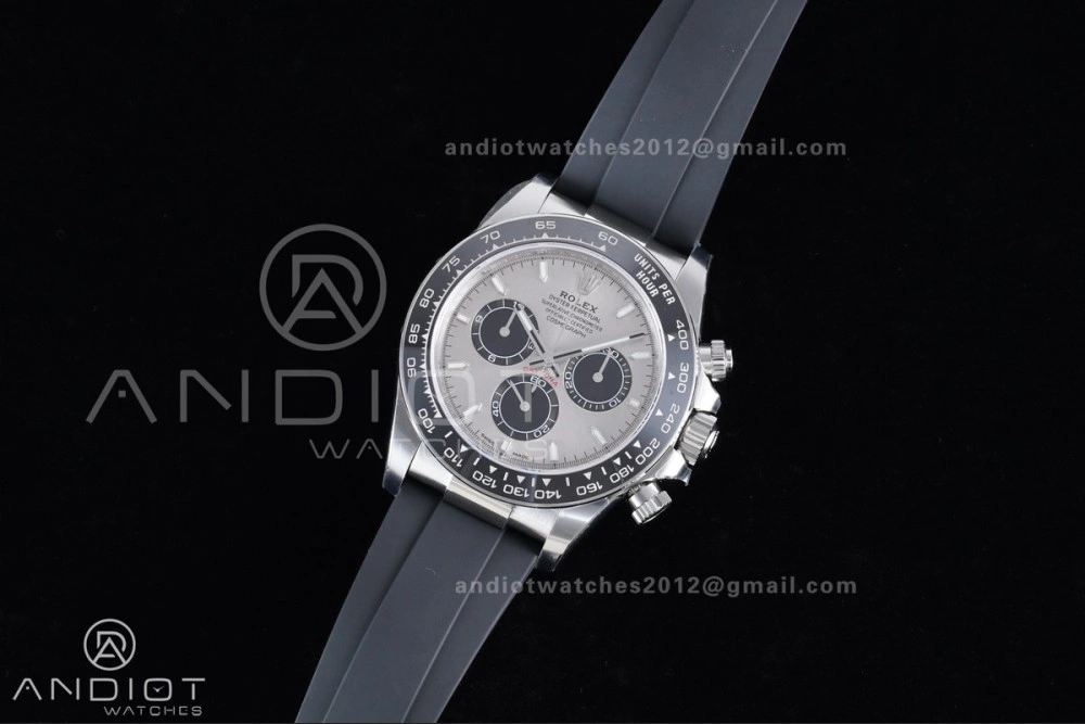 EasyCare Daytona 126519 VSF 1:1 Best Edition Gray Black Dial on Oysterflex Strap VS4131 V2 (Weighted) 814