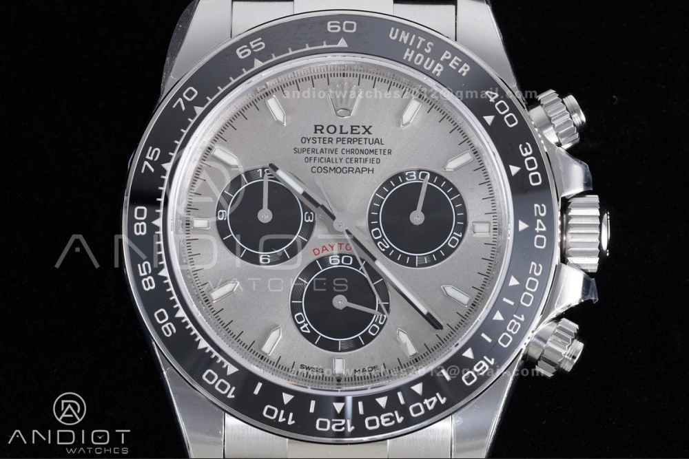 EasyCare Daytona 126519 VSF 1:1 Best Edition Gray Black Dial on Oysterflex Strap VS4131 V2 (Weighted) 814