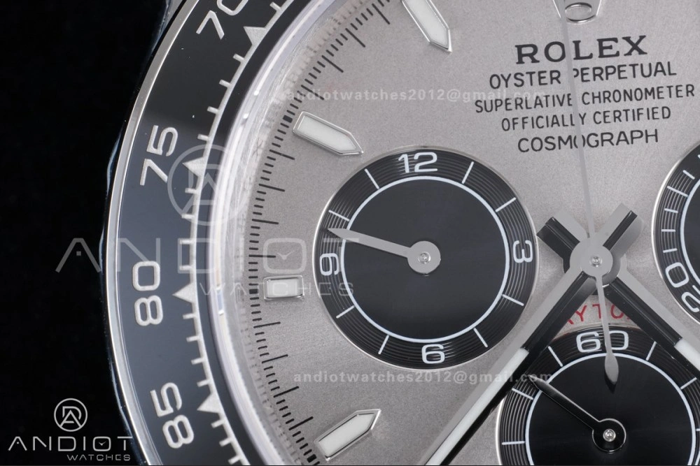 EasyCare Daytona 126519 VSF 1:1 Best Edition Gray Black Dial on Oysterflex Strap VS4131 V2 (Weighted) 814
