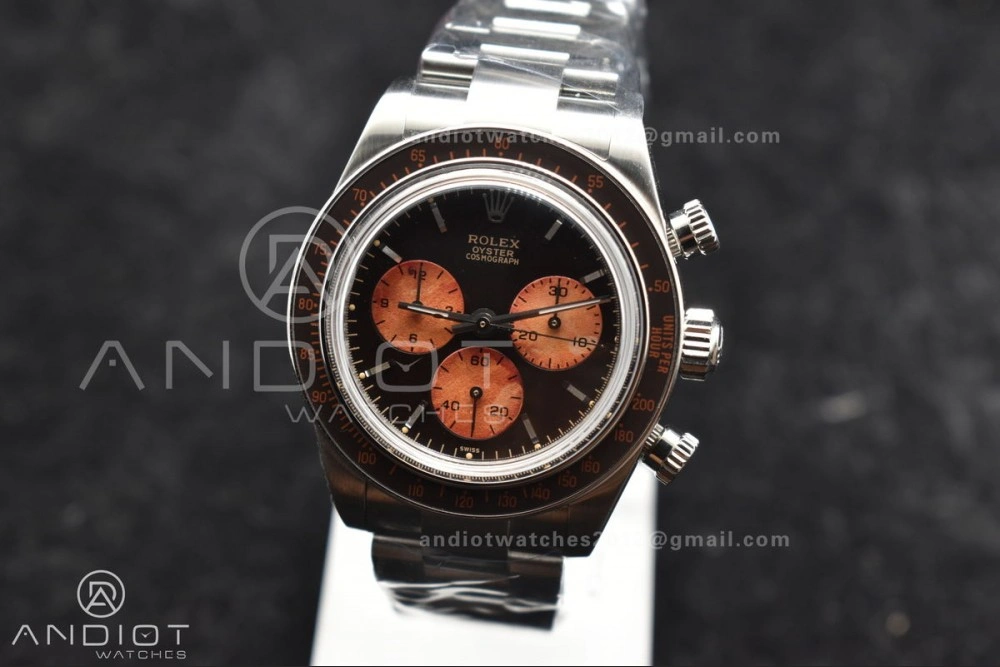 Daytona SS ADGF Best Edition Black Orange Dial on SS Bracelet A SmoothTexture 823
