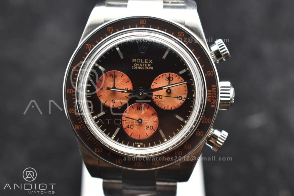 Daytona SS ADGF Best Edition Black Orange Dial on SS Bracelet A SmoothTexture 823