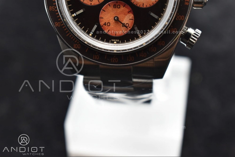 Daytona SS ADGF Best Edition Black Orange Dial on SS Bracelet A SmoothTexture 823