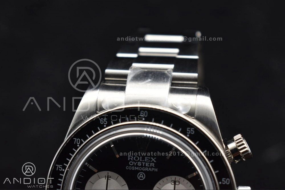 Comfortable Daytona SS ADGF Best Edition Black White Dial on SS Bracelet A 825