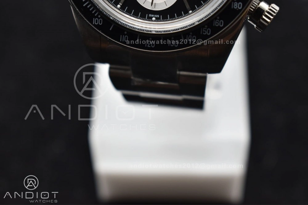 Comfortable Daytona SS ADGF Best Edition Black White Dial on SS Bracelet A 825