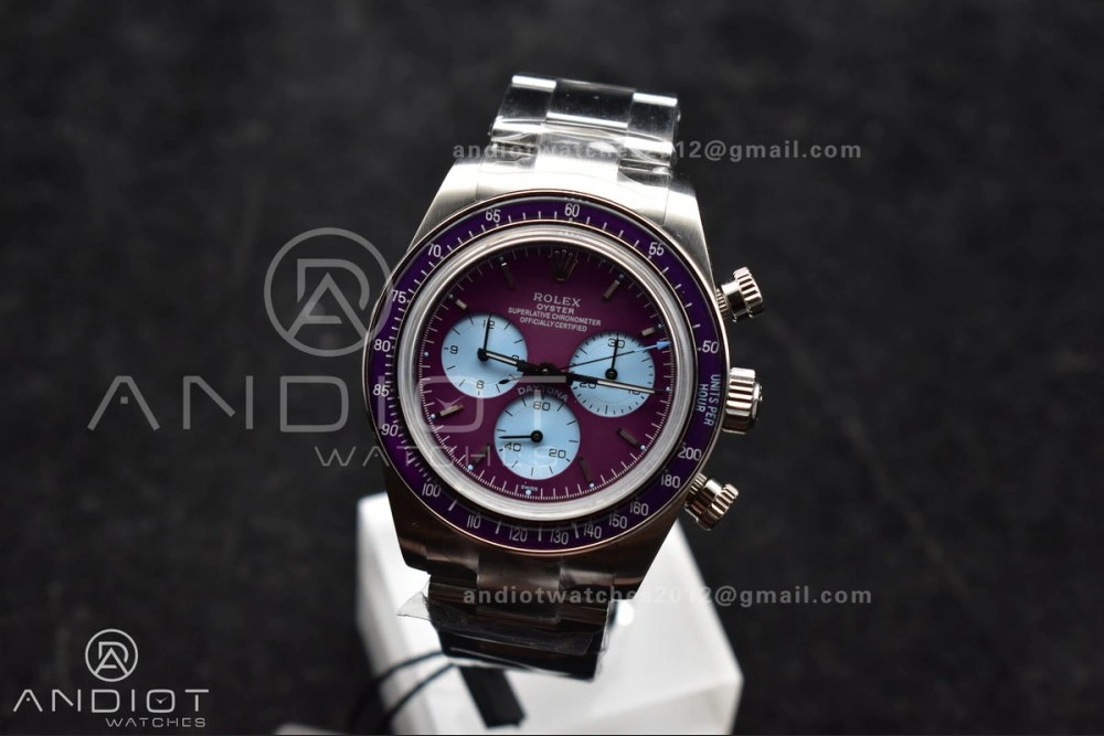 Tailored Daytona Scona SS ADGF Best Edition Purple Dial on SS Bracelet SA 820