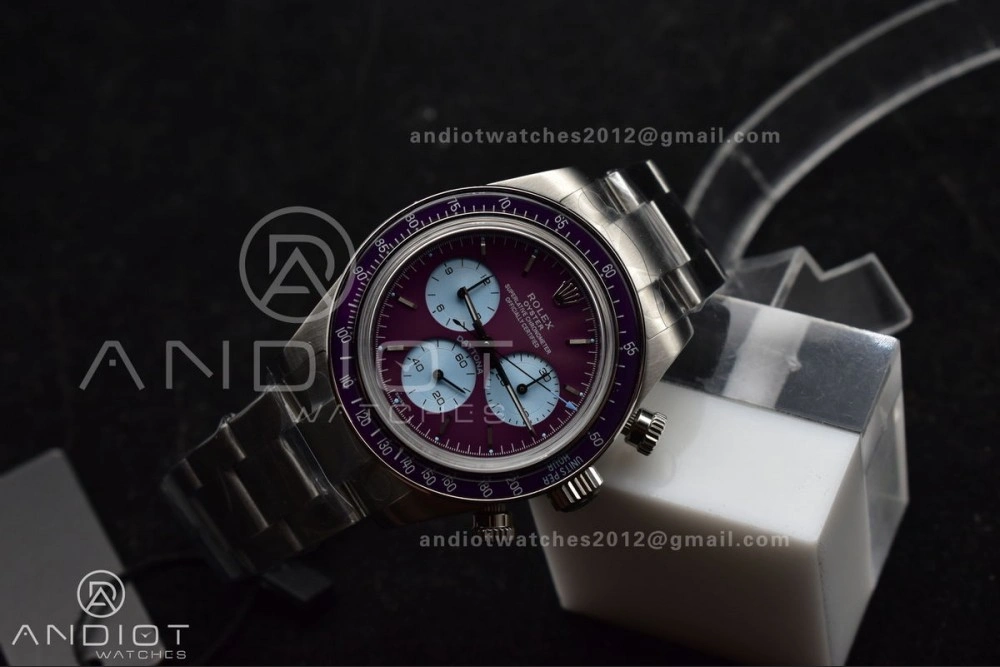 Tailored Daytona Scona SS ADGF Best Edition Purple Dial on SS Bracelet SA 820