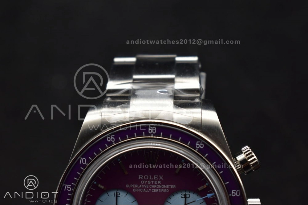 Tailored Daytona Scona SS ADGF Best Edition Purple Dial on SS Bracelet SA 820