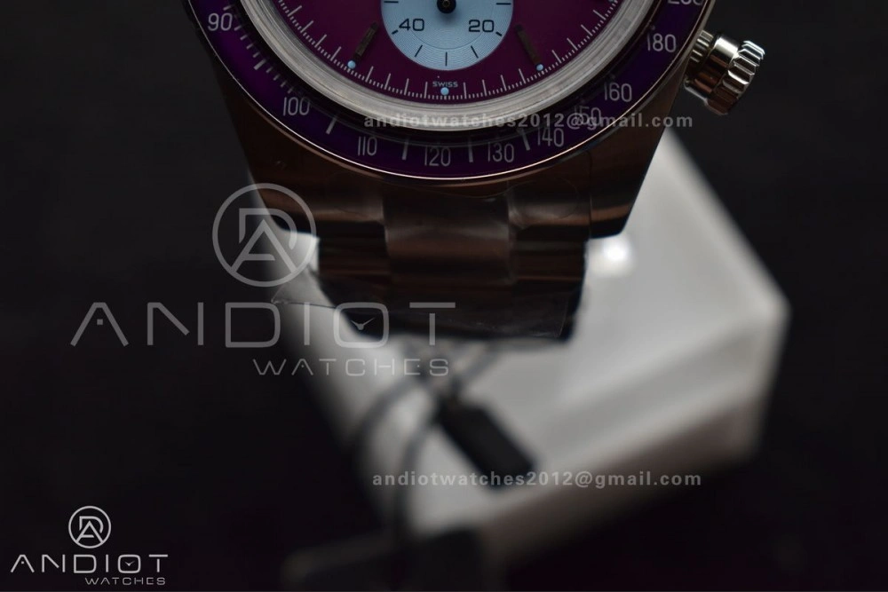 Tailored Daytona Scona SS ADGF Best Edition Purple Dial on SS Bracelet SA 820