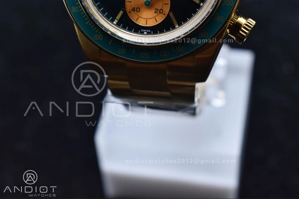 NewStyle Daytona YG ADGF Best Edition Green YG Dial on YG Bracelet A 834