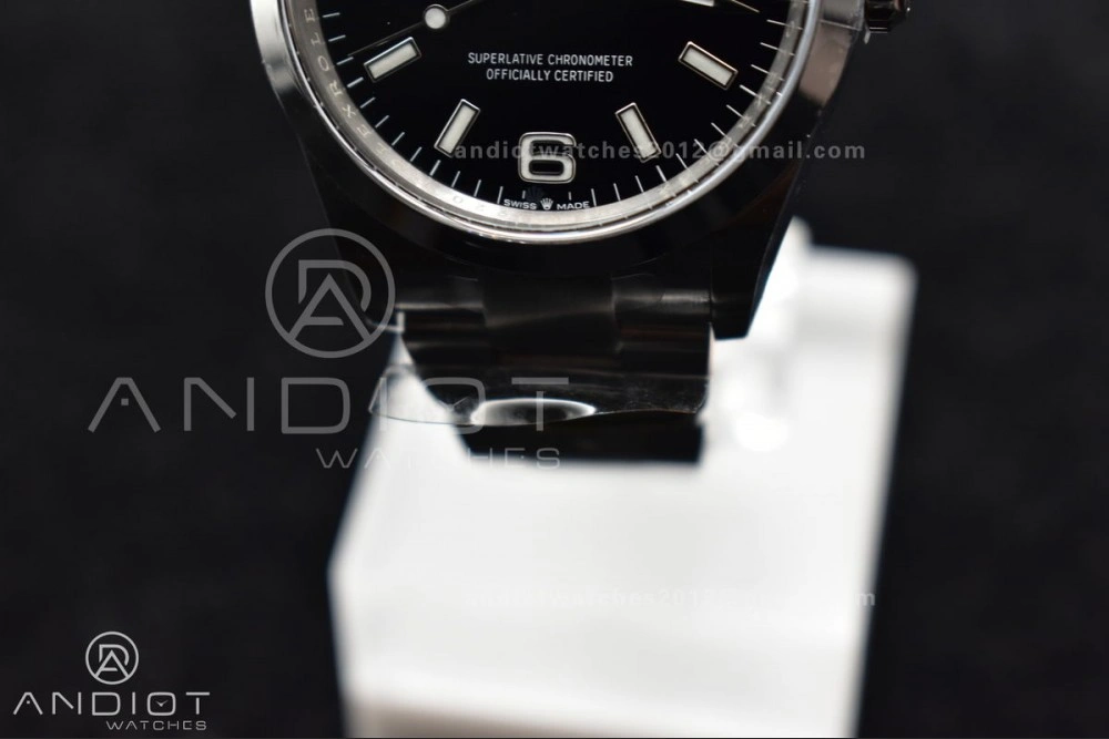 ModernLook Explorer 124270 36mm 904L Steel Clean 1:1 Best Edition Black Dial on SS Bracelet VR 854