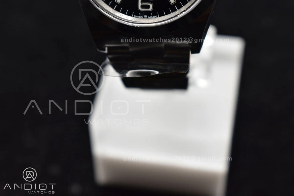 ModernLook Explorer 124270 36mm 904L Steel Clean 1:1 Best Edition Black Dial on SS Bracelet VR 854