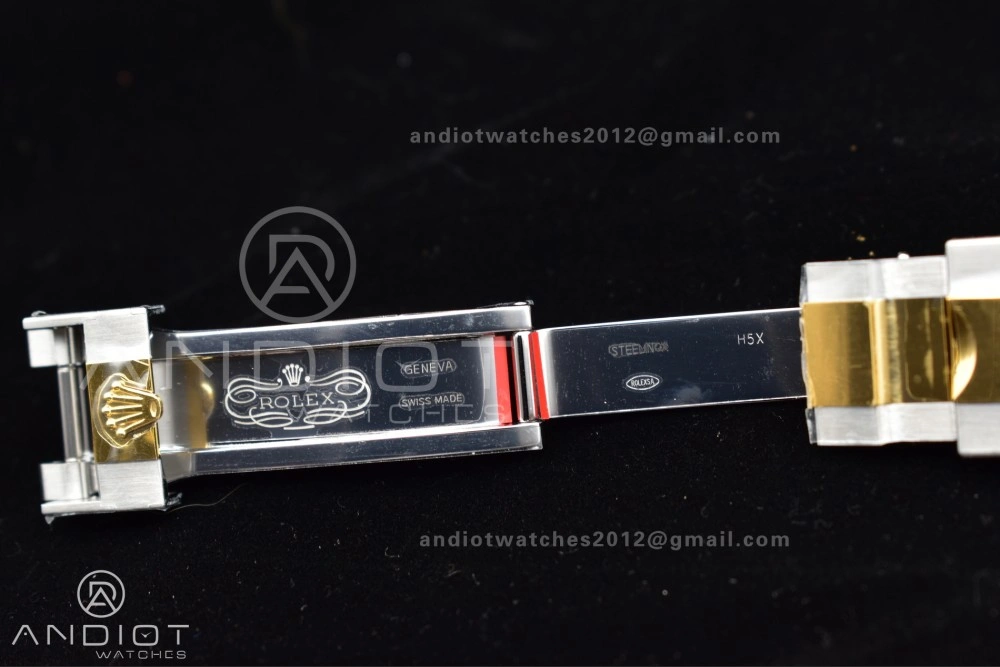 Resilient Explorer 124273 36mm 904L Steel VSF 1:1 Best Edition Black Dial on SS YG Bracelet DD 842
