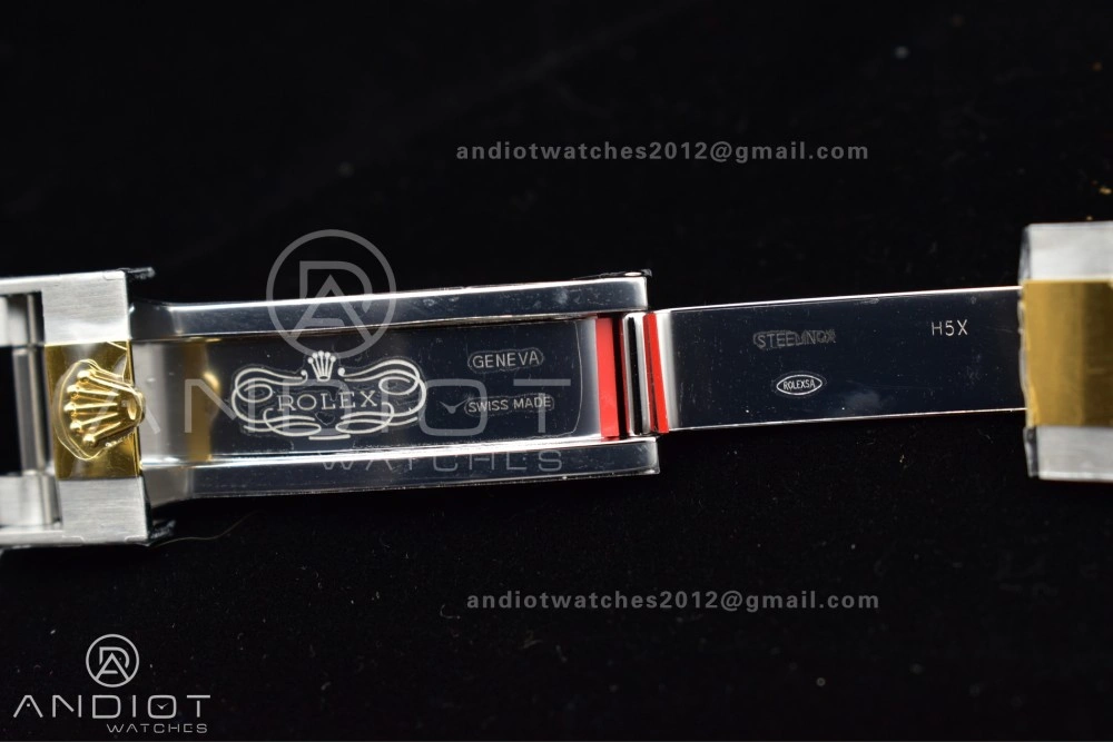 Resilient Explorer 124273 36mm 904L Steel VSF 1:1 Best Edition Black Dial on SS YG Bracelet DD 842