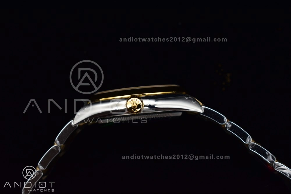 Resilient Explorer 124273 36mm 904L Steel VSF 1:1 Best Edition Black Dial on SS YG Bracelet DD 842