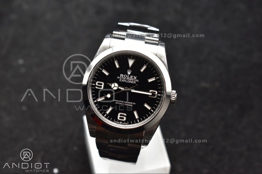 Explorer 224270 40mm 904L SS VSF 1:1 Best Edition Black Dial on 904L SS Bracelet VS FlexibleFit 840