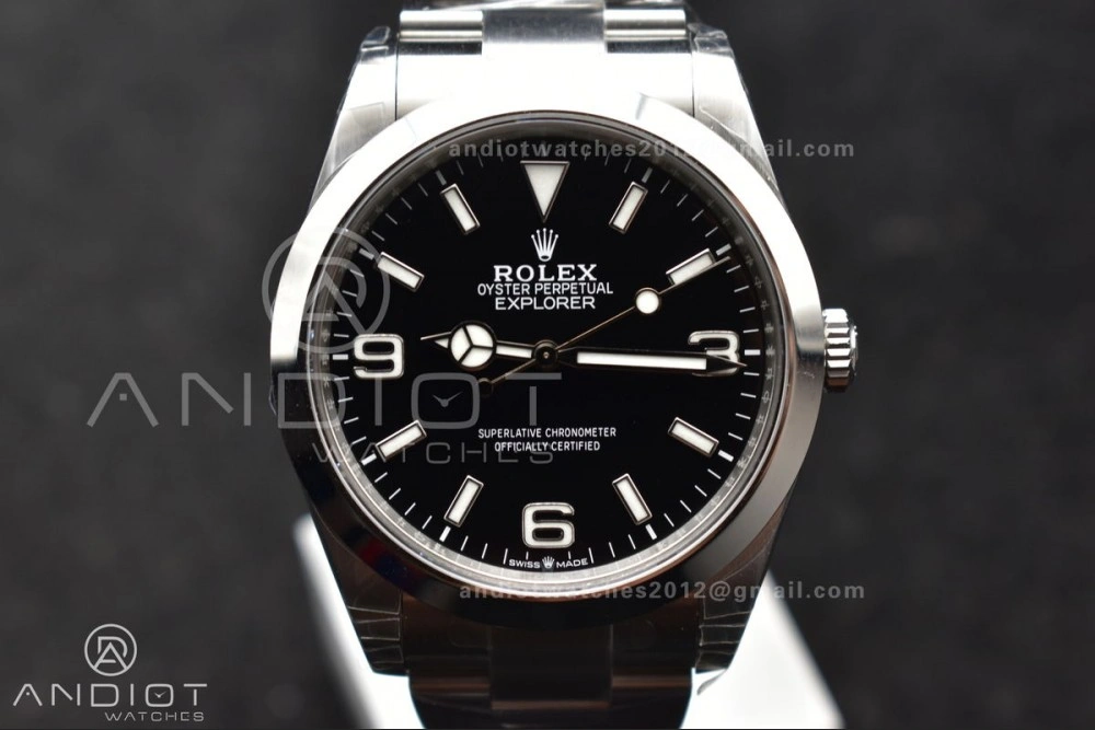 Explorer 224270 40mm 904L SS VSF 1:1 Best Edition Black Dial on 904L SS Bracelet VS FlexibleFit 840