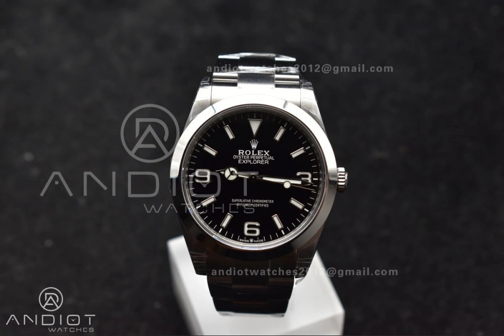 Explorer 224270 40mm 904L SS VSF 1:1 Best Edition Black Dial on 904L SS Bracelet VS FlexibleFit 840