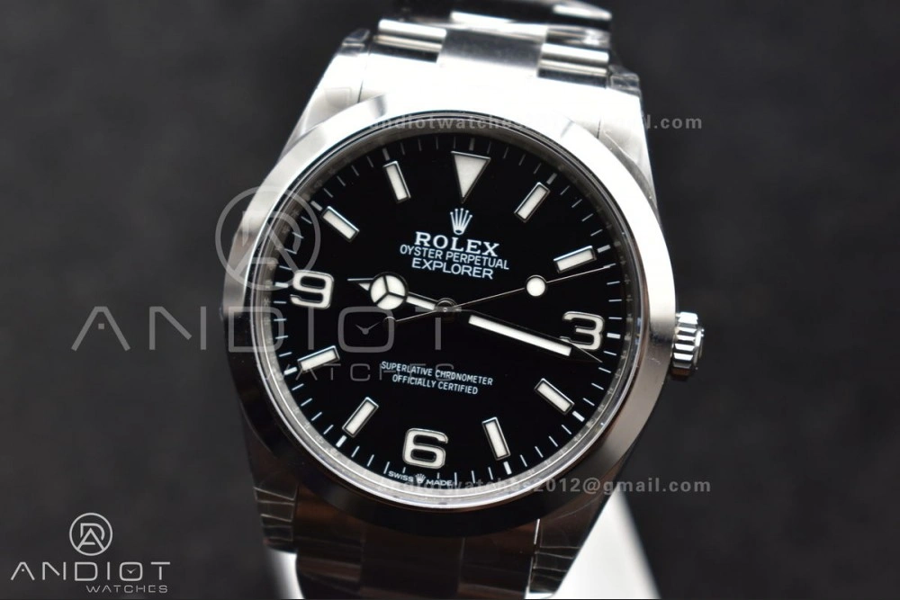 Explorer 224270 40mm 904L SS VSF 1:1 Best Edition Black Dial on 904L SS Bracelet VS FlexibleFit 840