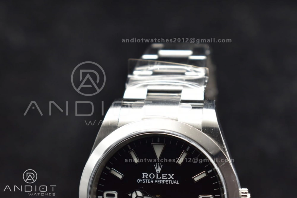 Explorer I 214270 39mm Clean 1:1 Best Edition Black Dial on SS Bracelet VR Refined 846