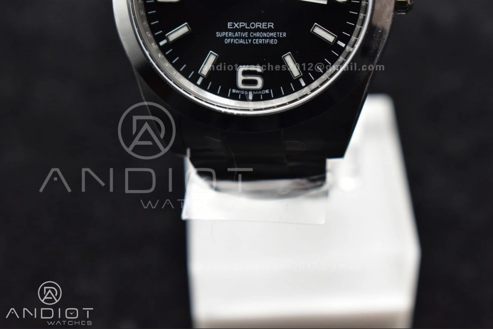 Explorer I 214270 39mm Clean 1:1 Best Edition Black Dial on SS Bracelet VR Refined 846