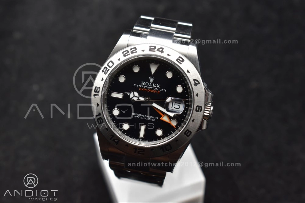 Effortless Explorer II 42mm 226570 904L SS Clean 1:1 Best Edition Black Dial on Bracelet DD 843