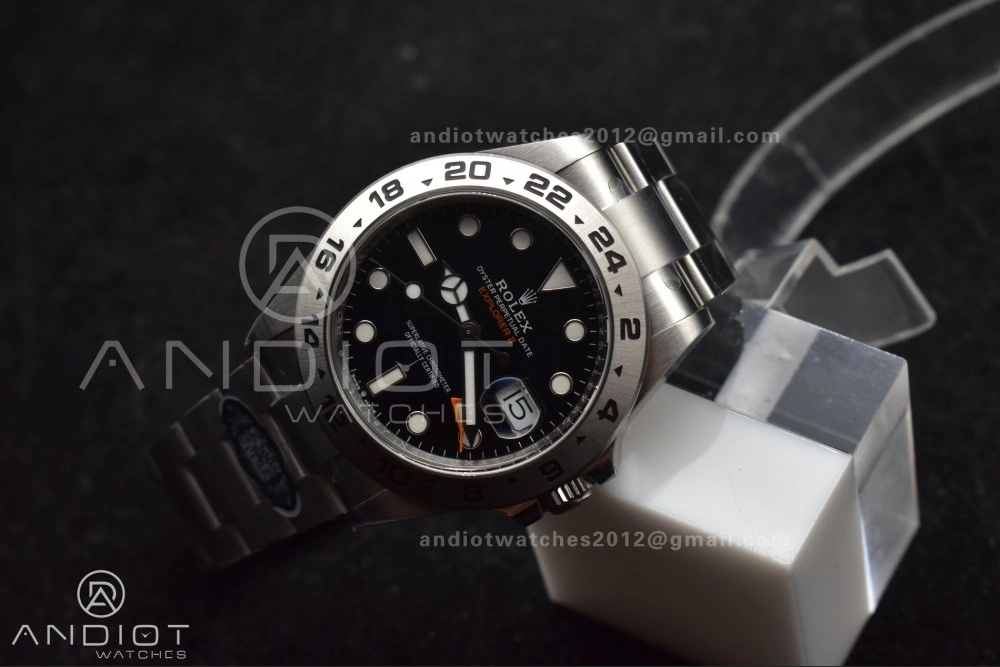 Effortless Explorer II 42mm 226570 904L SS Clean 1:1 Best Edition Black Dial on Bracelet DD 843