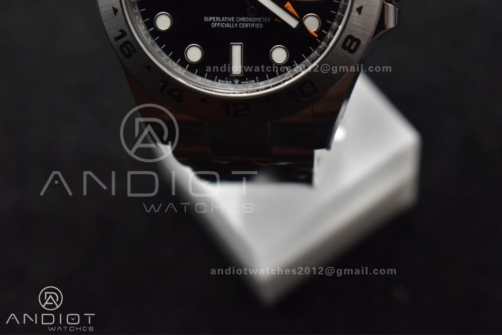 Effortless Explorer II 42mm 226570 904L SS Clean 1:1 Best Edition Black Dial on Bracelet DD 843
