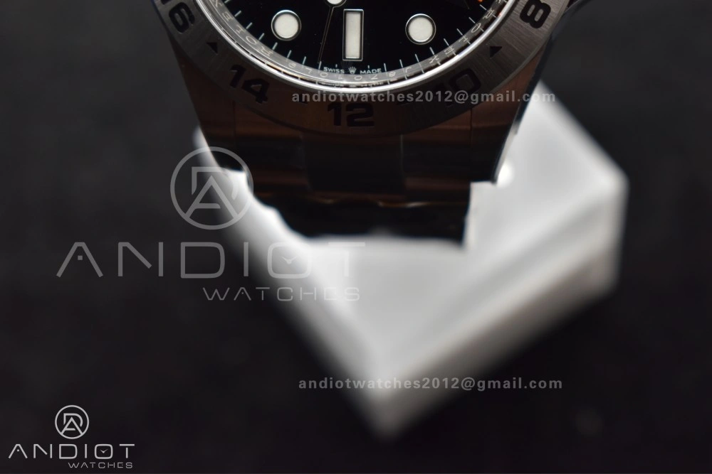 Effortless Explorer II 42mm 226570 904L SS Clean 1:1 Best Edition Black Dial on Bracelet DD 843
