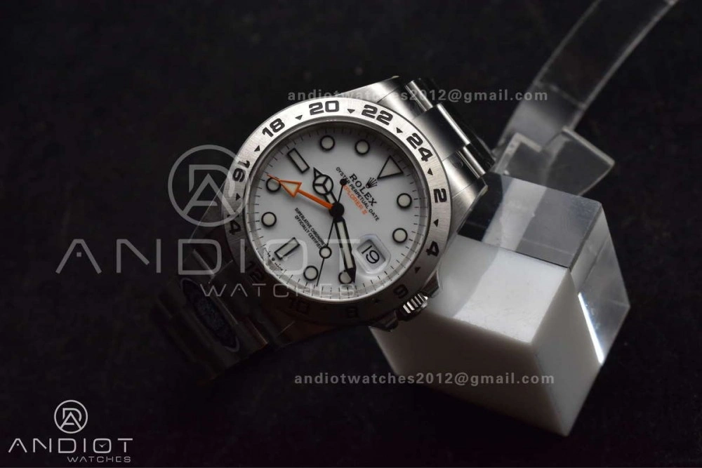 ComfortFit Explorer II 42mm 226570 904L SS Clean 1:1 Best Edition White Dial on Bracelet DD3285 CHS 845