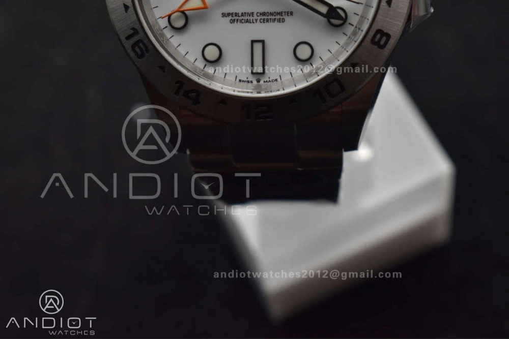 ComfortFit Explorer II 42mm 226570 904L SS Clean 1:1 Best Edition White Dial on Bracelet DD3285 CHS 845