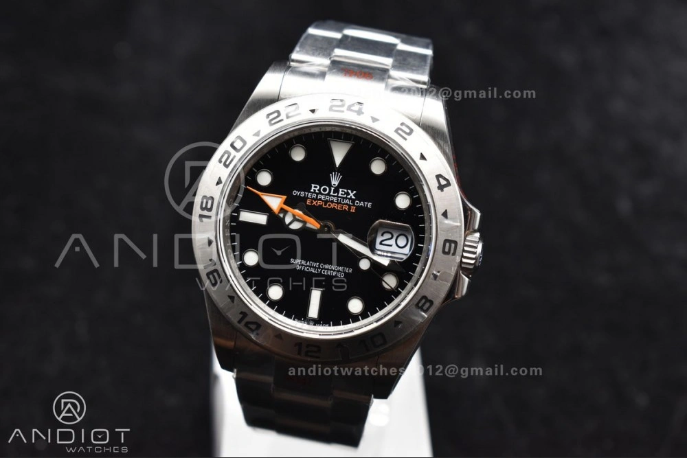WellDesigned Explorer II 42mm 226570 Black 904L SS GMF 1:1 Best Edition Black Dial on Bracelet VR3285 CHS 847