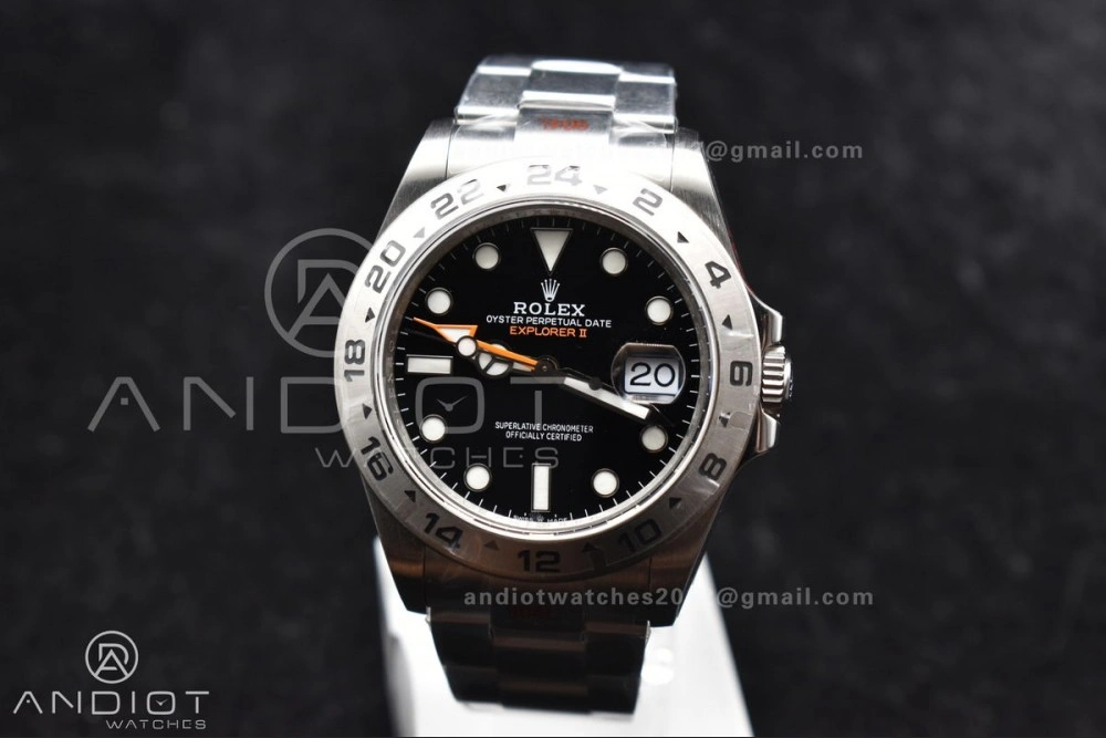 WellDesigned Explorer II 42mm 226570 Black 904L SS GMF 1:1 Best Edition Black Dial on Bracelet VR3285 CHS 847