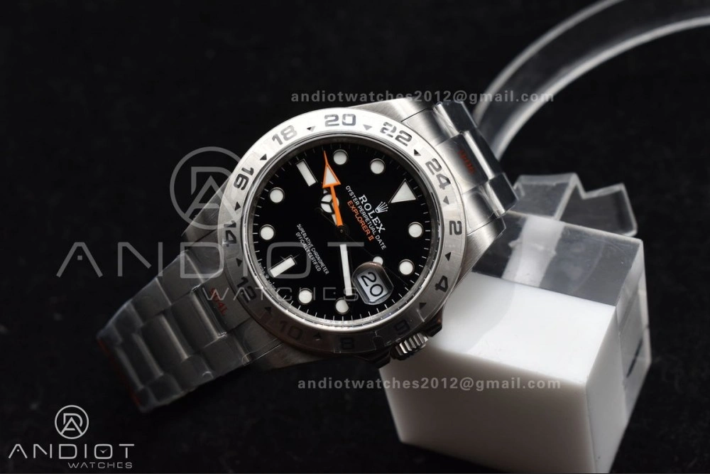 WellDesigned Explorer II 42mm 226570 Black 904L SS GMF 1:1 Best Edition Black Dial on Bracelet VR3285 CHS 847