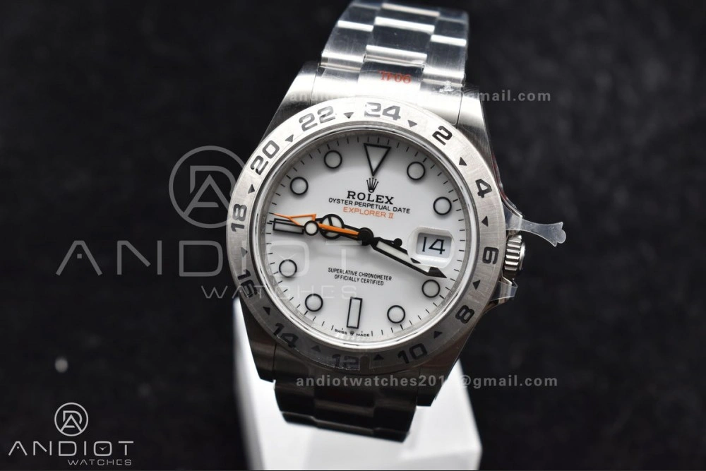 QuickDry Explorer II 42mm 226570 Black 904L SS GMF 1:1 Best Edition White Dial On Bracelet VR3285 CHS 844
