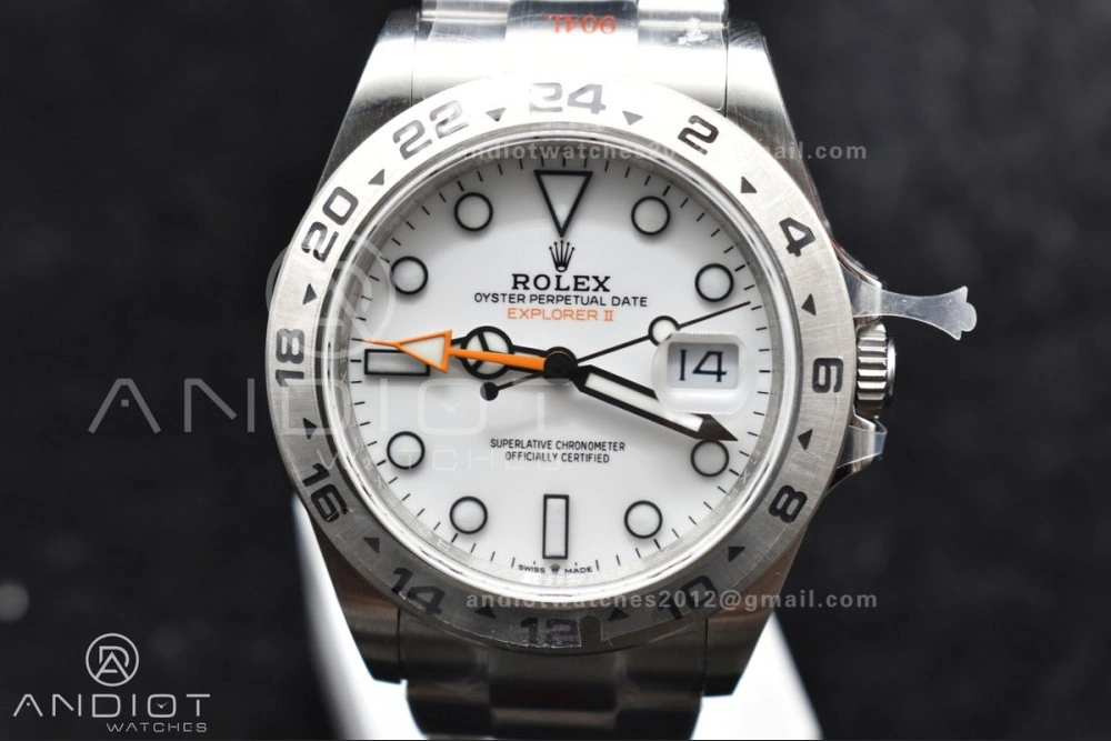 QuickDry Explorer II 42mm 226570 Black 904L SS GMF 1:1 Best Edition White Dial On Bracelet VR3285 CHS 844