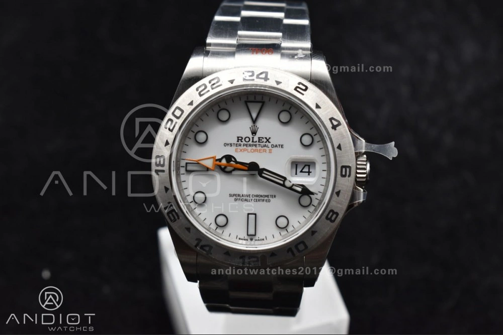QuickDry Explorer II 42mm 226570 Black 904L SS GMF 1:1 Best Edition White Dial On Bracelet VR3285 CHS 844