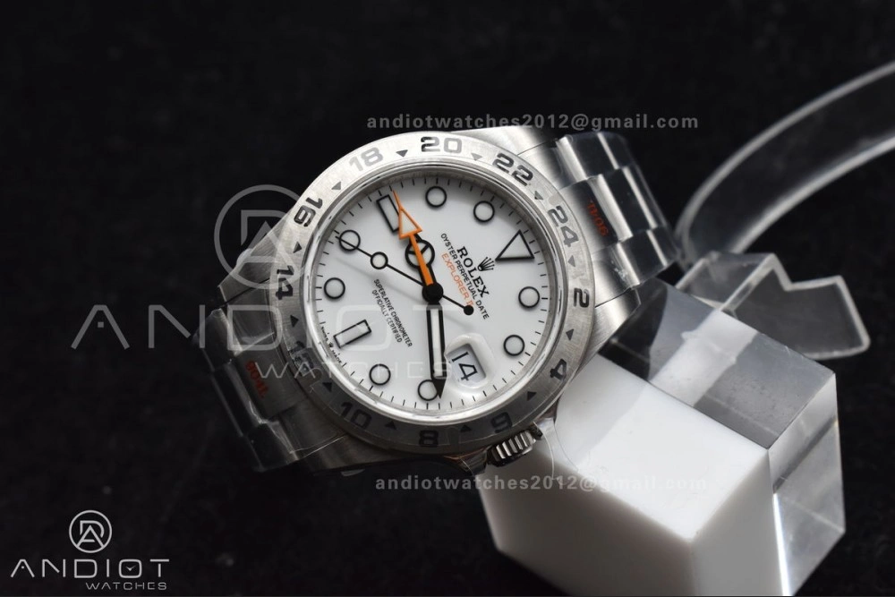 QuickDry Explorer II 42mm 226570 Black 904L SS GMF 1:1 Best Edition White Dial On Bracelet VR3285 CHS 844
