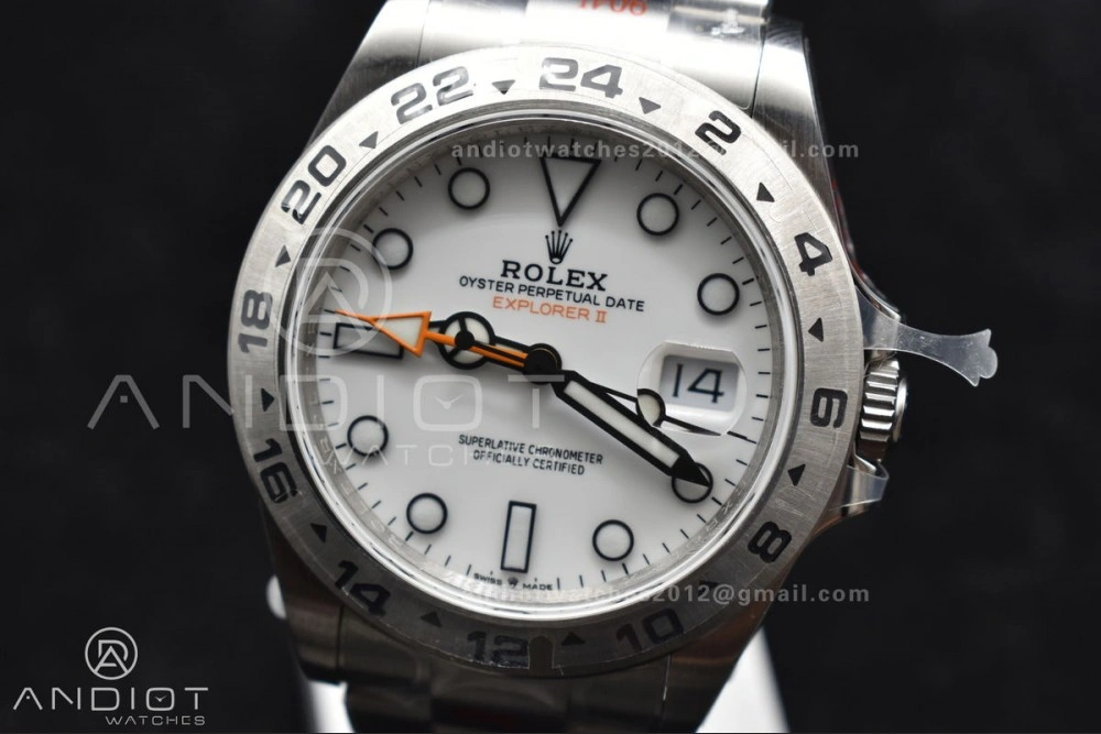 QuickDry Explorer II 42mm 226570 Black 904L SS GMF 1:1 Best Edition White Dial On Bracelet VR3285 CHS 844