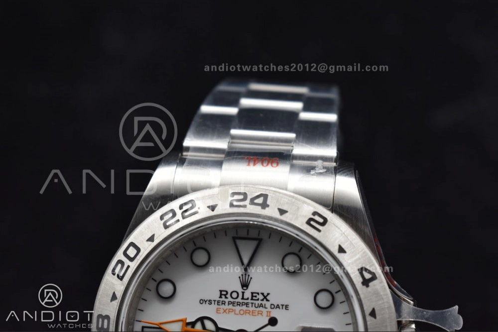 QuickDry Explorer II 42mm 226570 Black 904L SS GMF 1:1 Best Edition White Dial On Bracelet VR3285 CHS 844