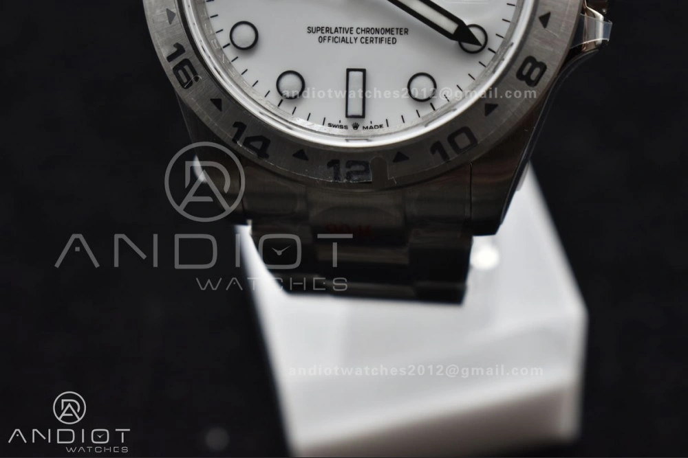 QuickDry Explorer II 42mm 226570 Black 904L SS GMF 1:1 Best Edition White Dial On Bracelet VR3285 CHS 844