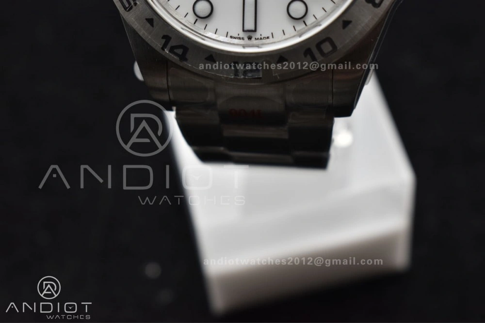 QuickDry Explorer II 42mm 226570 Black 904L SS GMF 1:1 Best Edition White Dial On Bracelet VR3285 CHS 844