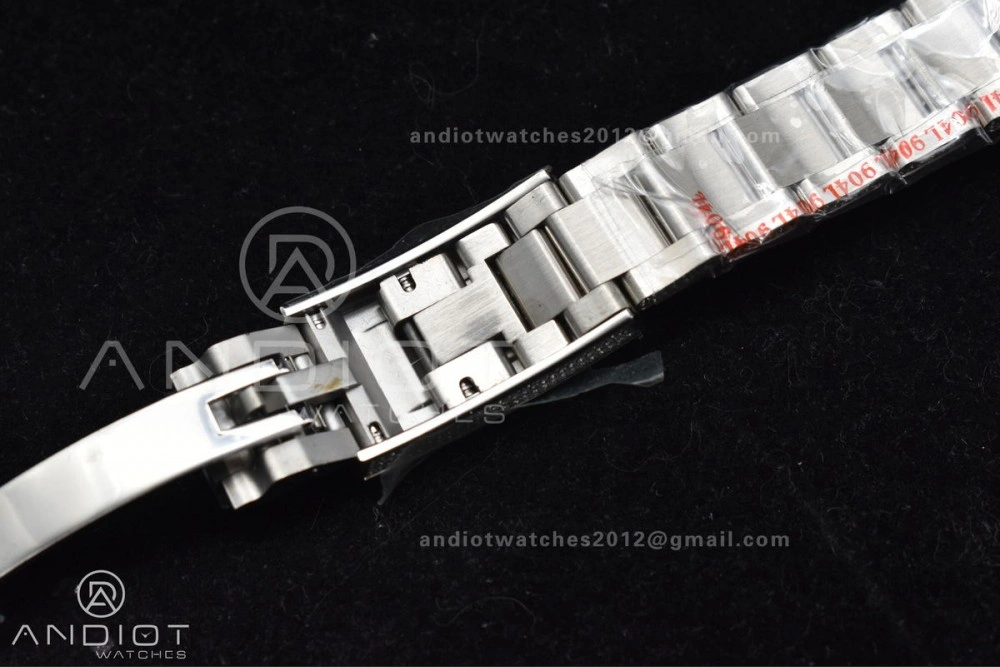 Sleek GMT 40mm Full Diamonds SS AMGF Best Edition Diamond Dial On Bracelet On VR 849